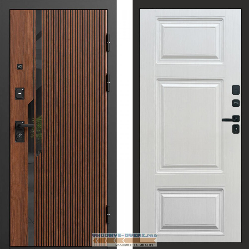 Дверь  Termo Door Флекс Бетон Лион Лиственница